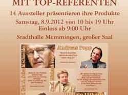 08.09.2012 Memmingen "Lösungen für die Welt von Morgen". Von Kai Homilius