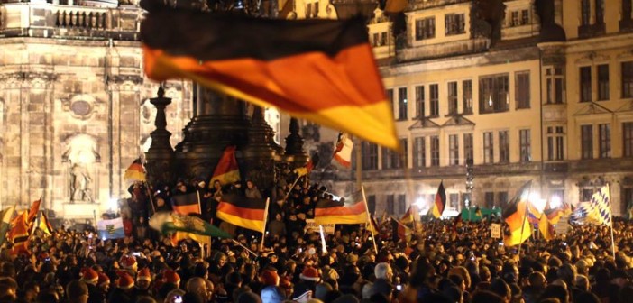 PEGIDA, 5. Januar: Neuer Demo-Rekord Foto Dresden 5.1.2015; Foto: ruptly