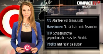 COMPACT-TV Magazin: Lucke hat fertig, Bunte Revolution in Mazedonien, TTIP gegen Deutschland und Russland
