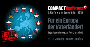 COMPACT-Konferenz: Kölner Veranstaltungsort geplatzt! CONMPACT-Konferenz 2016