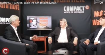 COMPACT 7/2016: Wollt Ihr den totalen Maas? – Videopräsentation