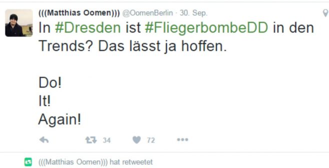 Screenshot Twitter