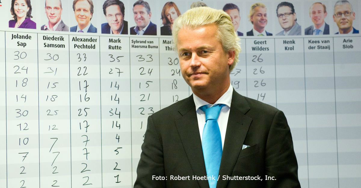 Geert Wilders, Wahlsieger in den Niederlanden, will sich auch nicht in die Welt der angeblichen Wertegemeinschaft des Westens einordnen.