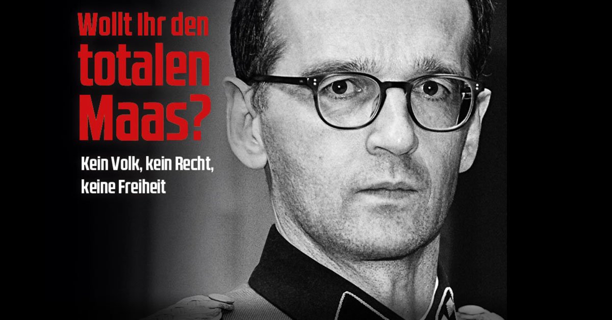 Post vom Gesinnungsminister: Maas hält AfD-Wahlprogramm für verfassungswidrig