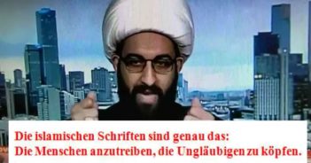 Imam im TV: „Wir lehren, Ungläubige zu köpfen.“ (Video)
