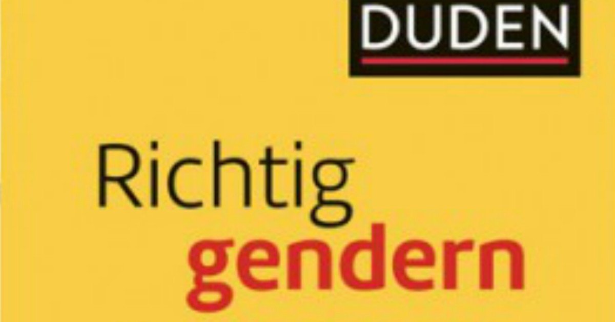 Gendern Duden