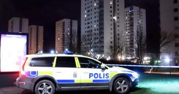 Polizeiauto Nacht Malmö
