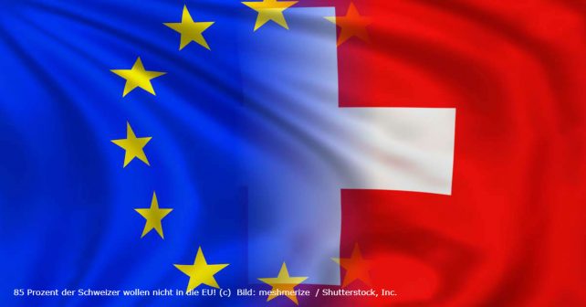 EU-Fahne, Schweizer Fahne