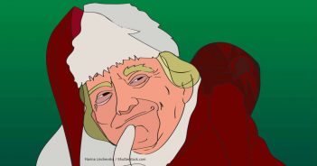 Linke US-Professoren: Trump ist ein Nazi, weil er „Frohe Weihnachten“ wünscht Trump als Nikolaus