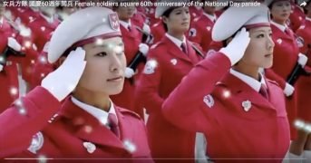 Wow, chinesische Soldatinnen! Die schärfste Waffe gegen Uncle Sam! China soldatinnen
