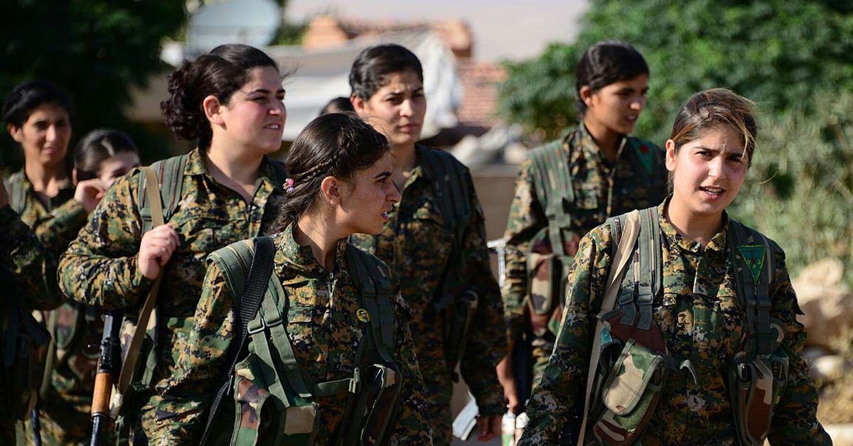YPG-Kämpferinnen. Foto: Free Kurdistan, CC BY 2.0, Wikimedia Commons