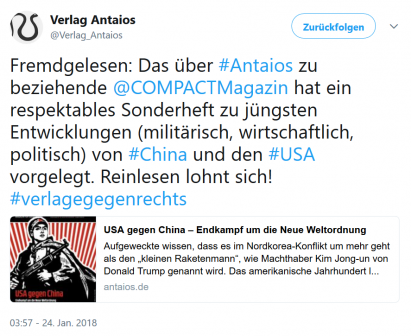 antaios China Twitter