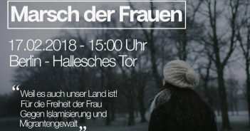 Samstag, 17. Februar: Frauenmarsch zum Kanzleramt – Wir sind kein Freiwild! marsch der frauen bilge