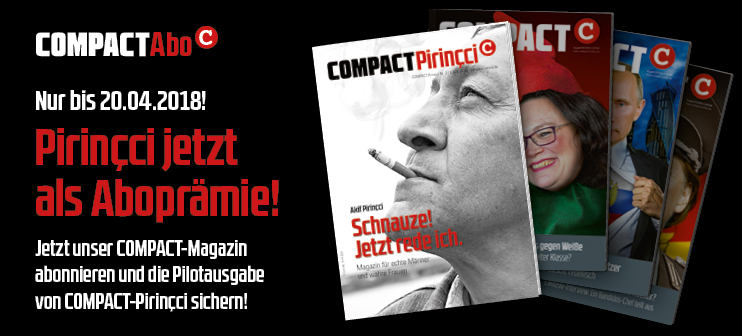 COMPACT-Pirincci als Aboprämie