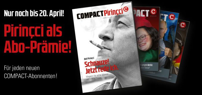 COMPACT-Pirinçci 01 als Aboprämie bis zum 20.04.2018