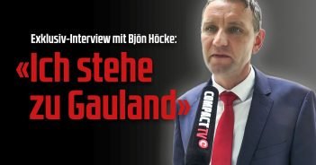 „Vogelschiss“-Aufreger: Höcke stellt sich hinter Gauland – exklusiv in COMPACT. AfD steigt in Umfragewerten.