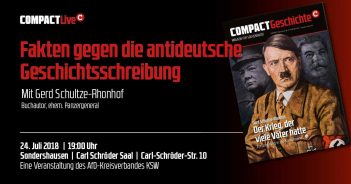 Fakten gegen die antideutsche Geschichtsschreibung – Veranstaltung mit Gerd Schultze-Rhonhof