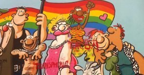 Brüssel: Tugend-Terroristen beschmieren Bild des Comiczeichners Ralf König