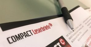 Foto des Monats, Leserbriefe, COMPACT Intern