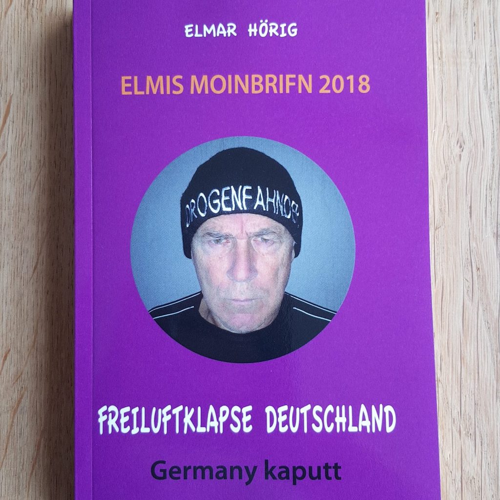 Auf Amazon erhältlich: Die gesammelten „Elmis Moinbriefn“ aus dem Jahr 2018 – ein Spaß für die ganze Familie.