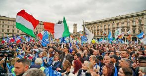 Demo in Mailand: Befreiung von illegaler Besatzung – Wir holen uns Europa zurück