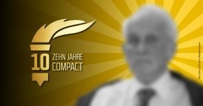 Na, wer ist es diese Woche? Mitmachen beim großen Promiraten – und ein Jubiläumsabo von COMPACT gewinnen!