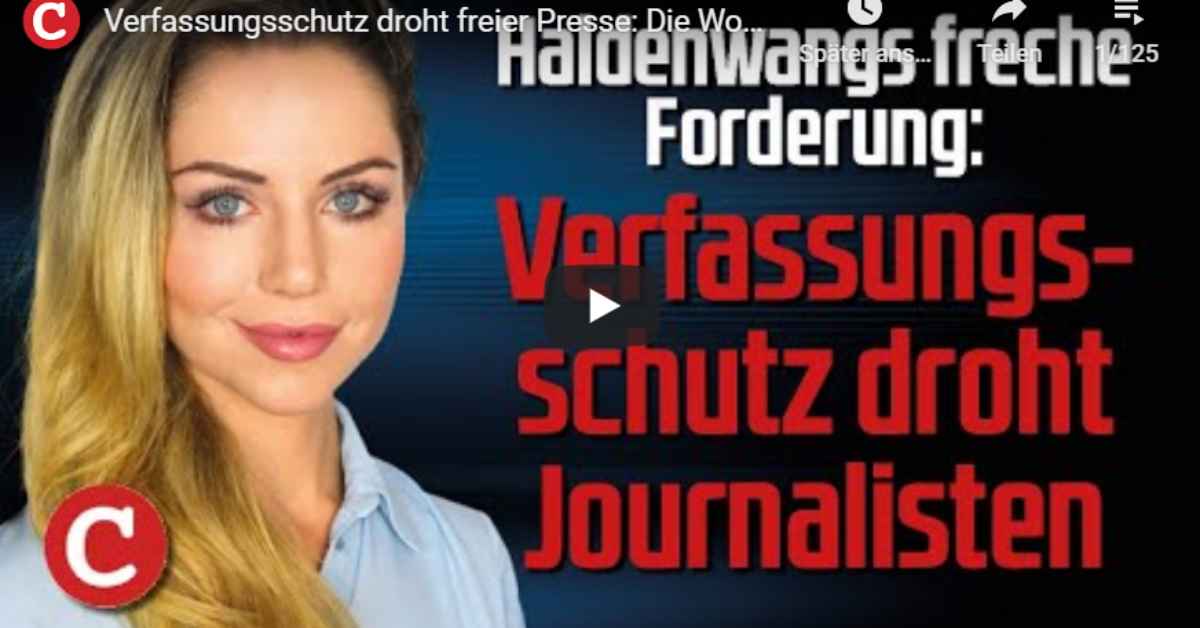 Verfassungsschutz droht freier Presse: Die Woche COMPACT (Video)