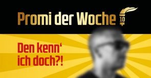 Wer ist denn das? Jetzt wieder unseren Promi der Woche erraten – und ein Jubiläumsabo von COMPACT gewinnen!