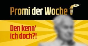 Oh, wer ist denn das? Jetzt den neuen Promi der Woche erraten – und ein Jubiläumsabo von COMPACT gewinnen!