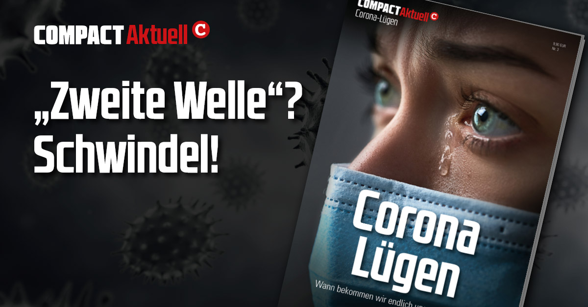 ARD bringt endlich Fakten zur PLANdemie! Aber nur in COMPACT-Aktuell „Corona-Lügen' können Sie es nachlesen