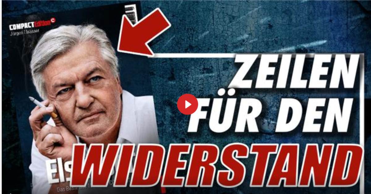 Ein Leben für den Widerstand: Elsässers Bestes – Martin Sellner präsentiert COMPACT Edition 9 (Video)