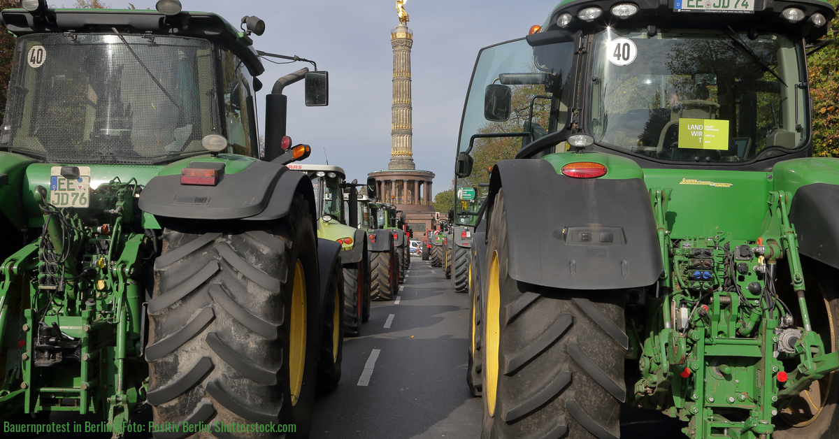 Bauernproteste erreichen Deutschland