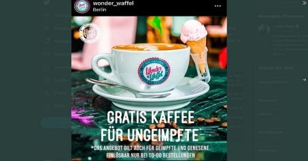 Berliner Gastronomen: Gratis-Kaffee für Ungeimpfte