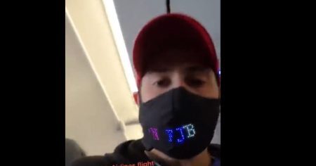 Zitat des Tages: Fluggast muss Anti-Biden-Maske verdecken