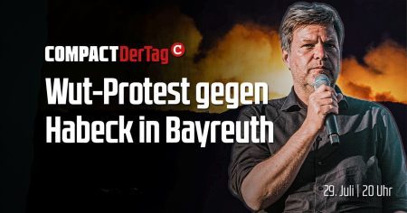 „Lügner!“: Wut-Protest gegen Habeck in Bayreuth