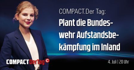Plant Bundeswehr Aufstandsbekämpfung im Inland?