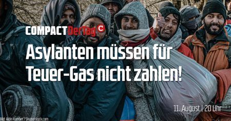 Asylanten müssen für Teuer-Gas nicht zahlen