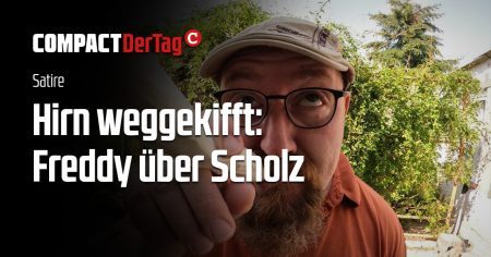 Hirn weggekifft: Freddy Ritschel über Scholz