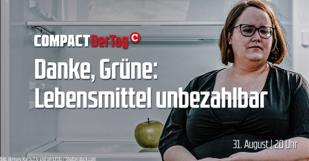 Danke, Grüne: Lebensmittel unbezahlbar