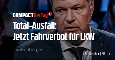 Habecks Totalausfall: Jetzt Fahrverbot für LKWs