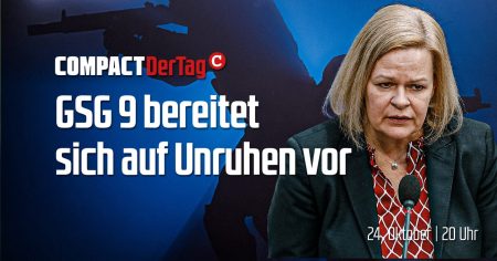 GSG 9 bereitet sich auf Unruhen vor