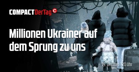 Millionen Ukrainer auf dem Sprung zu uns