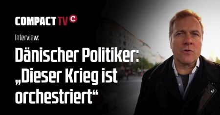 Dänischer Politiker: Ukraine-Krieg ist „orchestriert“