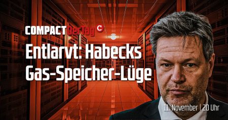 Entlarvt: Habecks Gas-Speicher-Lüge