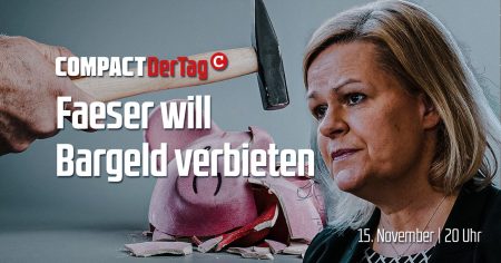 Faeser will Bargeld verbieten Faeser will Bargeld verbieten