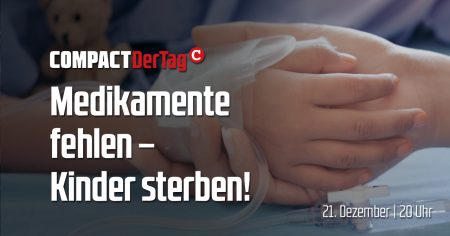 Medikamente fehlen – Kinder sterben!