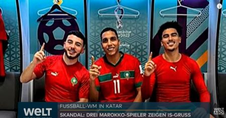 WM: Marokkaner zeigen Terror-Gruß
