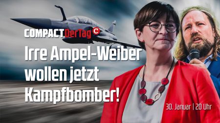 Irre Ampel-Weiber wollen jetzt Kampfbomber