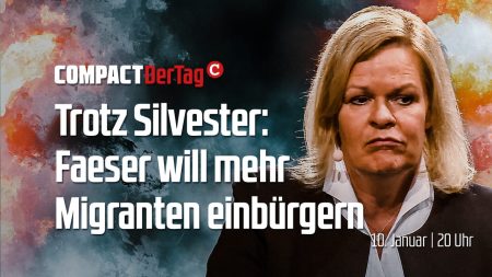 Trotz Silvester: Faeser will mehr Migranten einbürgern Trotz Silvester: Faeser will mehr Migranten einbürgern