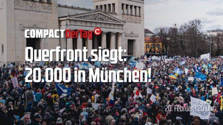 Querfront siegt: 20.000 in München